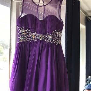 Purple prom or special occasion dress